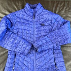 The North Face Purple Thermoball Quilted Jacket